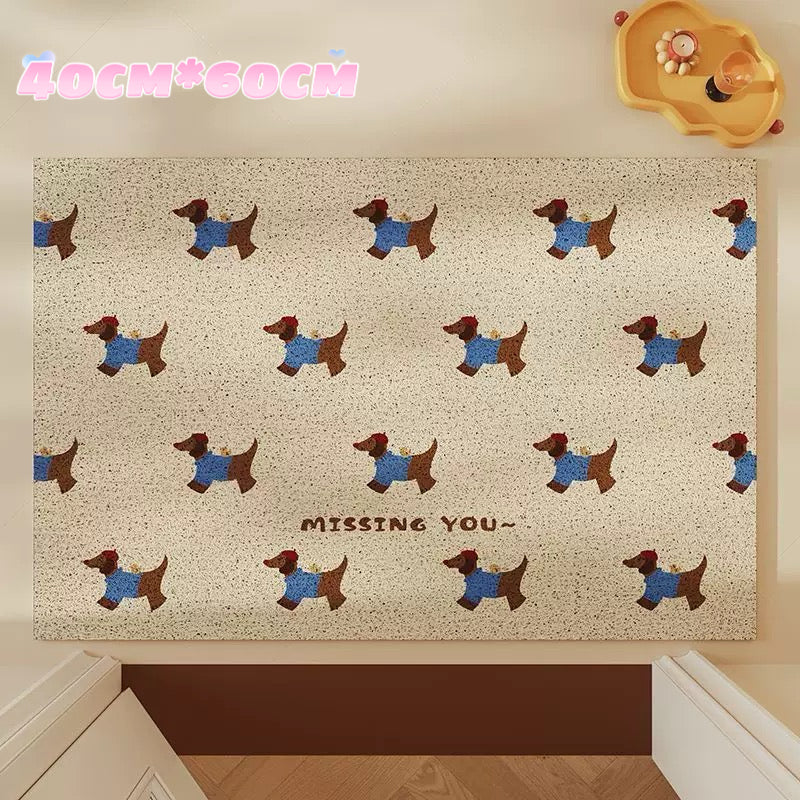 Dachshund Outdoor Welcome Doormat – Sausage Dog Entry Mat for Dog Lovers