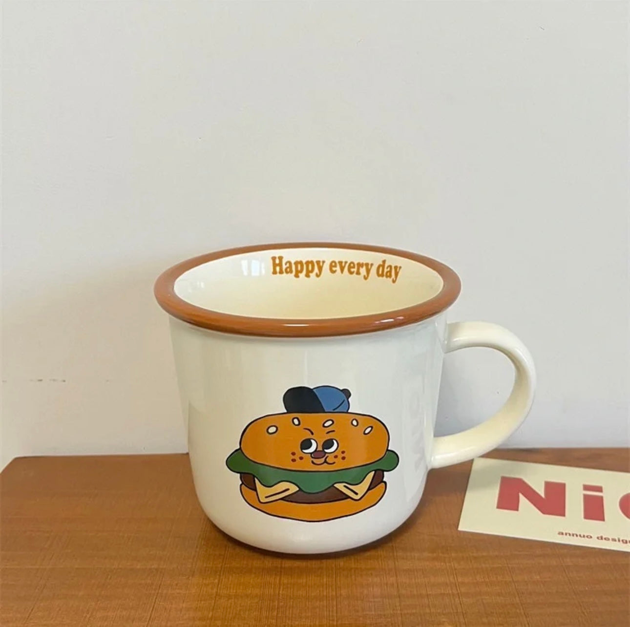 Hamburger Ceramic Mug