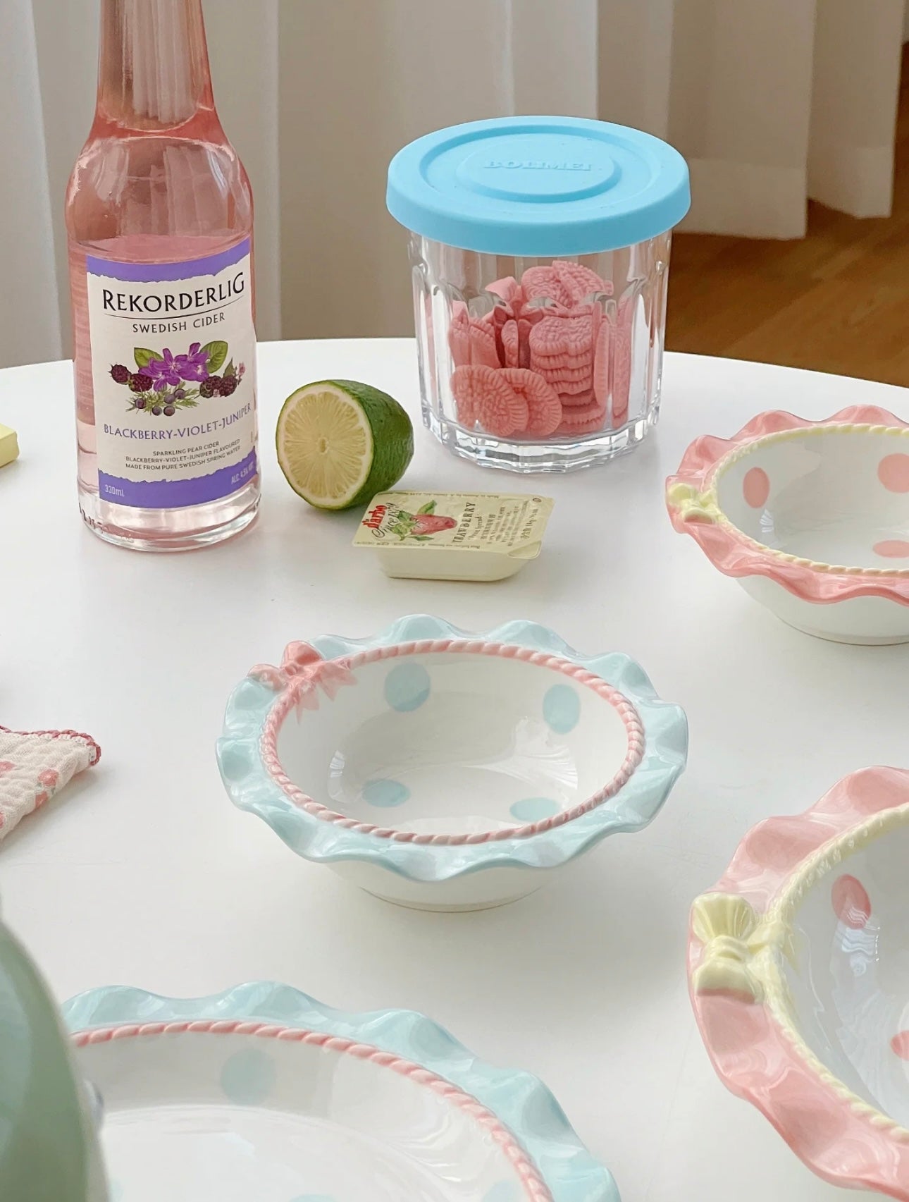 Mini Bowl with Polka Dot Bow