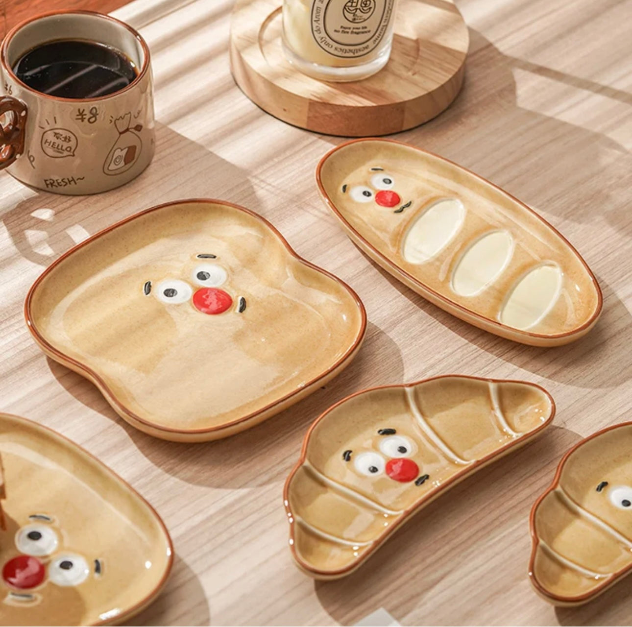 Bread-Inspired Shaped Plates