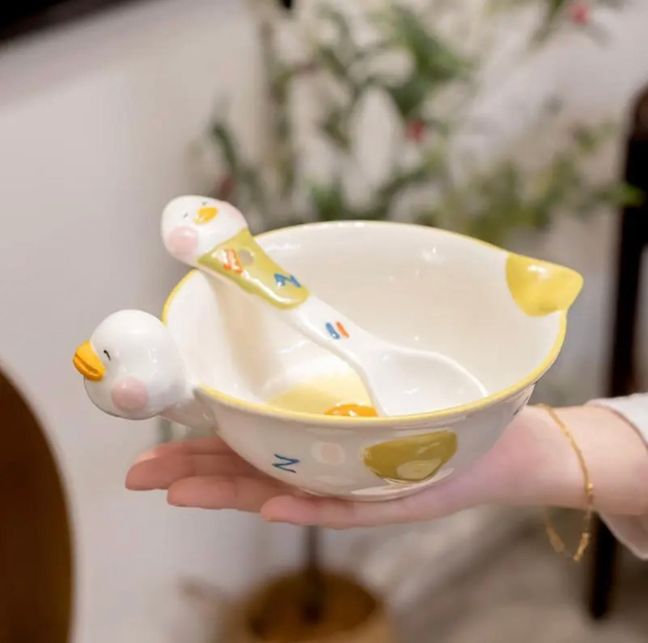 3D Duck Ceramic Bowl