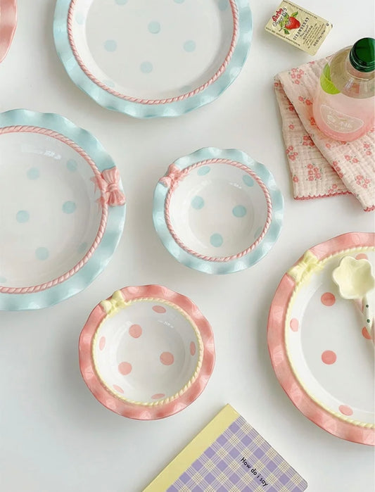 Mini Bowl with Polka Dot Bow