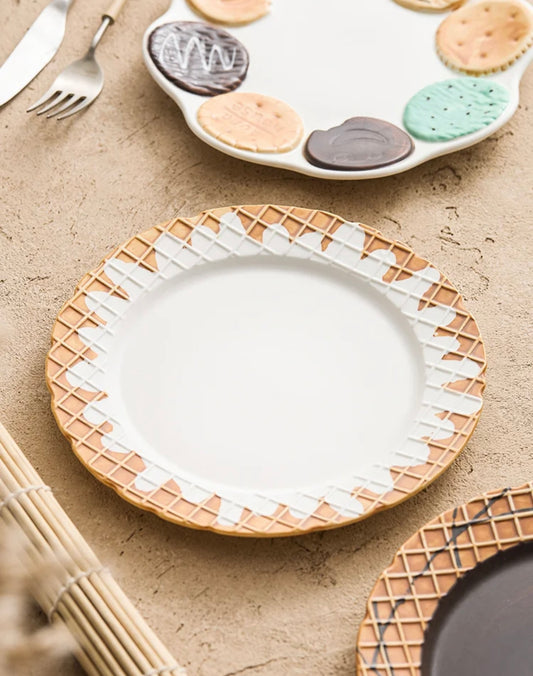 Cute Cookie Outline Plate