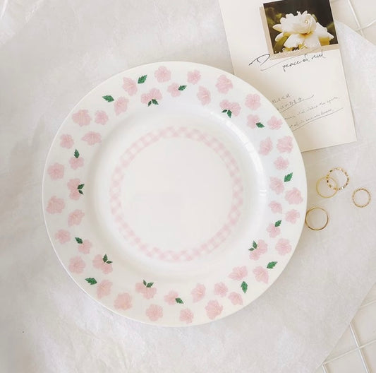 Pastel Pink Blossom Plate