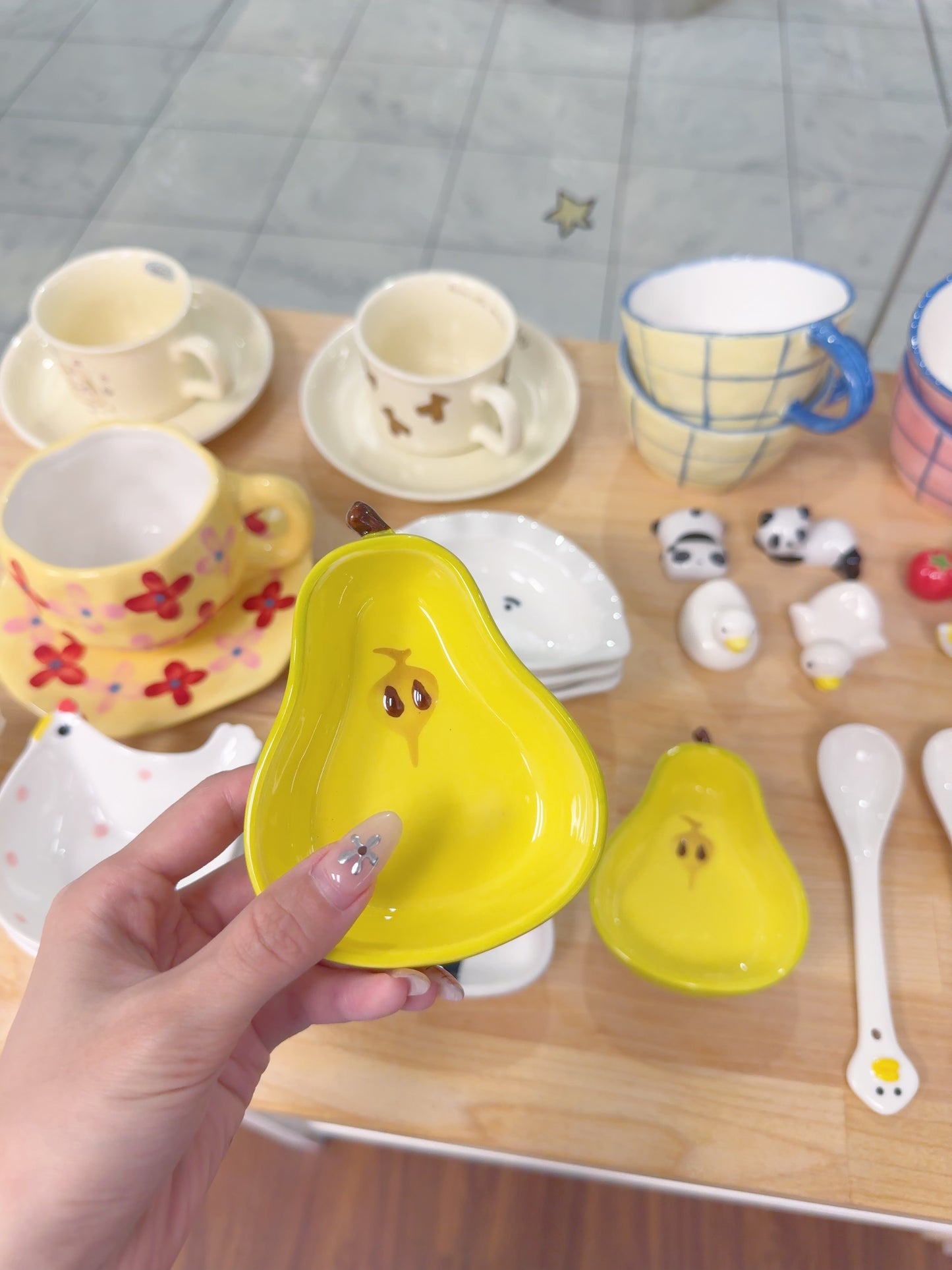 Cute Pear Dipping Dish