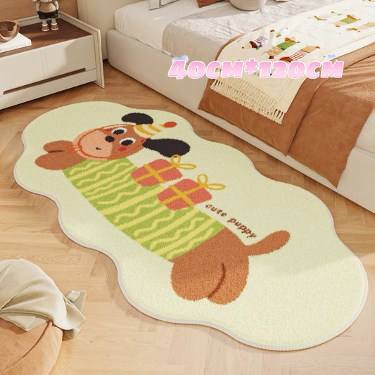 Gift Box Dachshund Indoor Rug – Cute Dog Carpet for Home